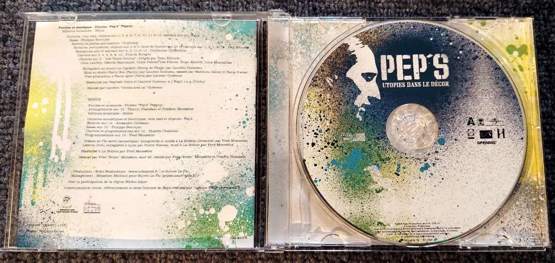 🎵 Ultra-rare CD: Pep's - Utopies Dans Le Décor (Limited Edition 2009) 🏆 – photo 5
